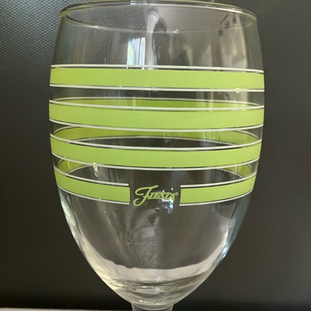 Fiesta wine glass